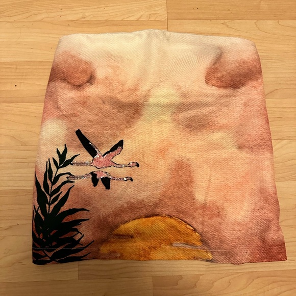 Kloset Red Carpet Artsy Abstract Print  strapless Top Sz 0-2 Bra insert  NEW - Picture 5 of 11